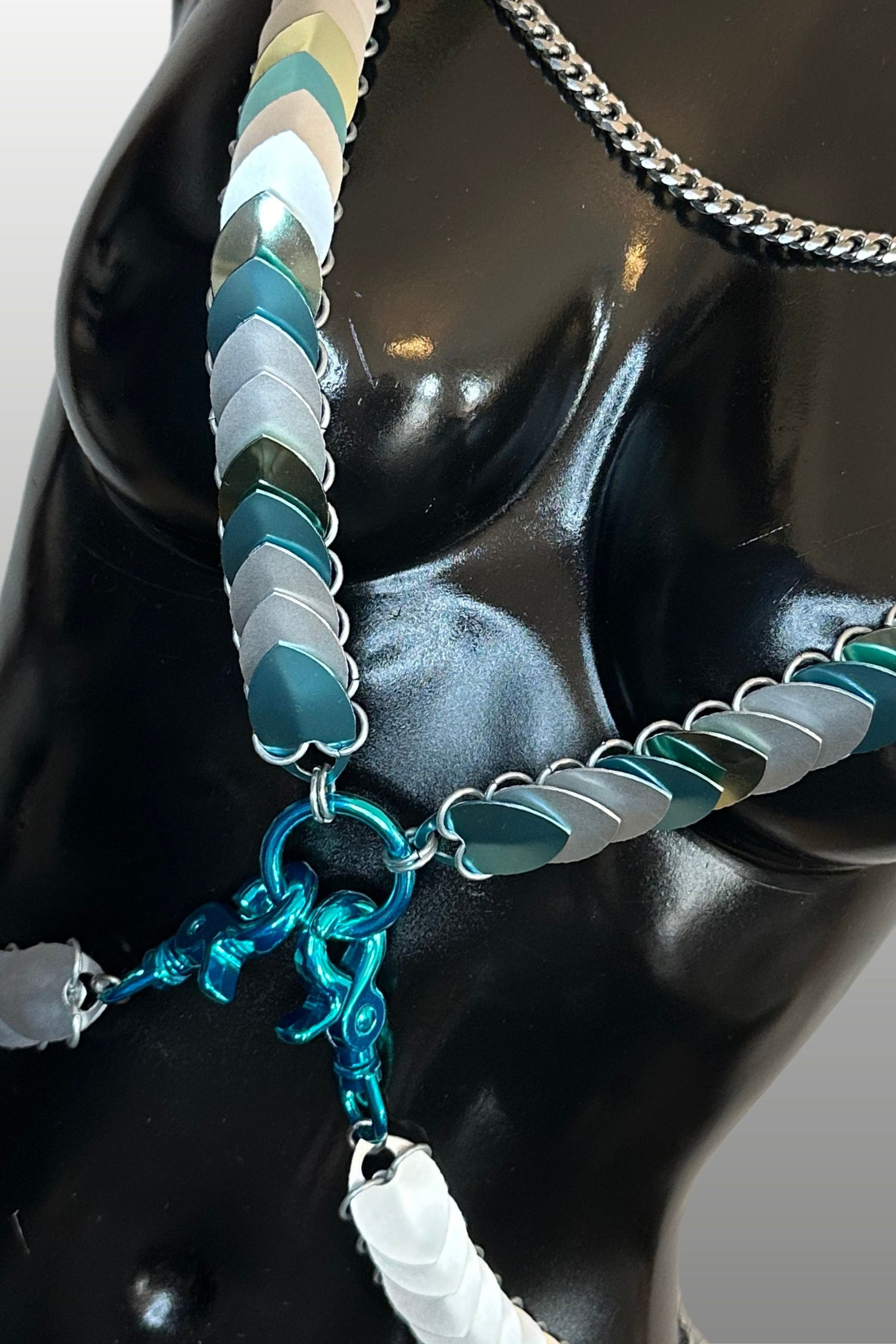 HERA HARNESS See Touch Frost & Turquoise - LisaMajun