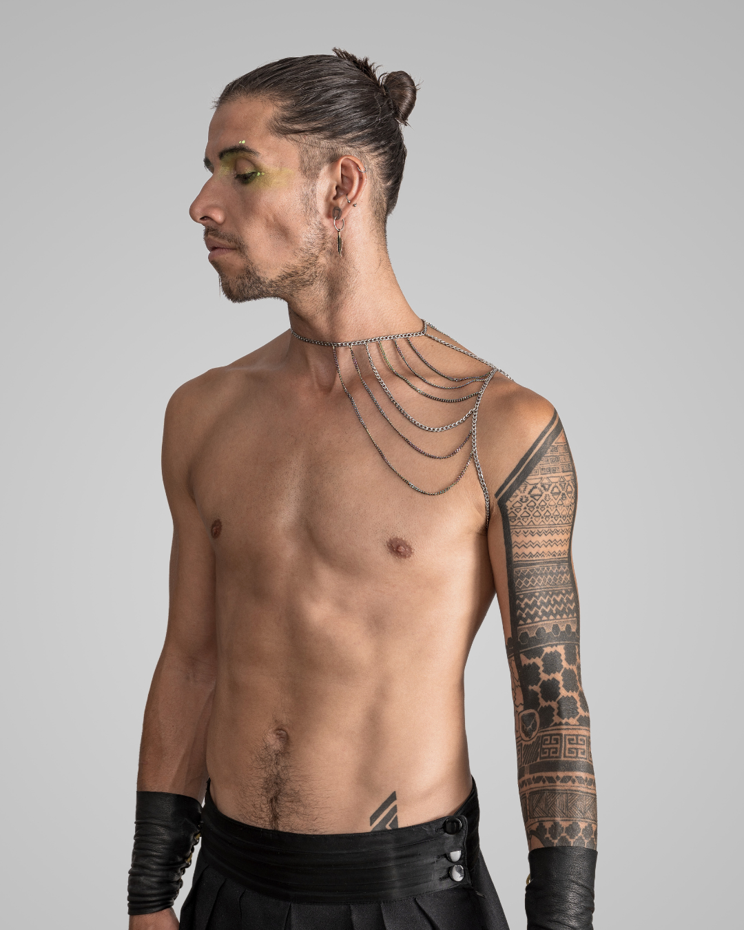 WING CHAIN Silver Rainbow Stainless Steel - LisaMajun