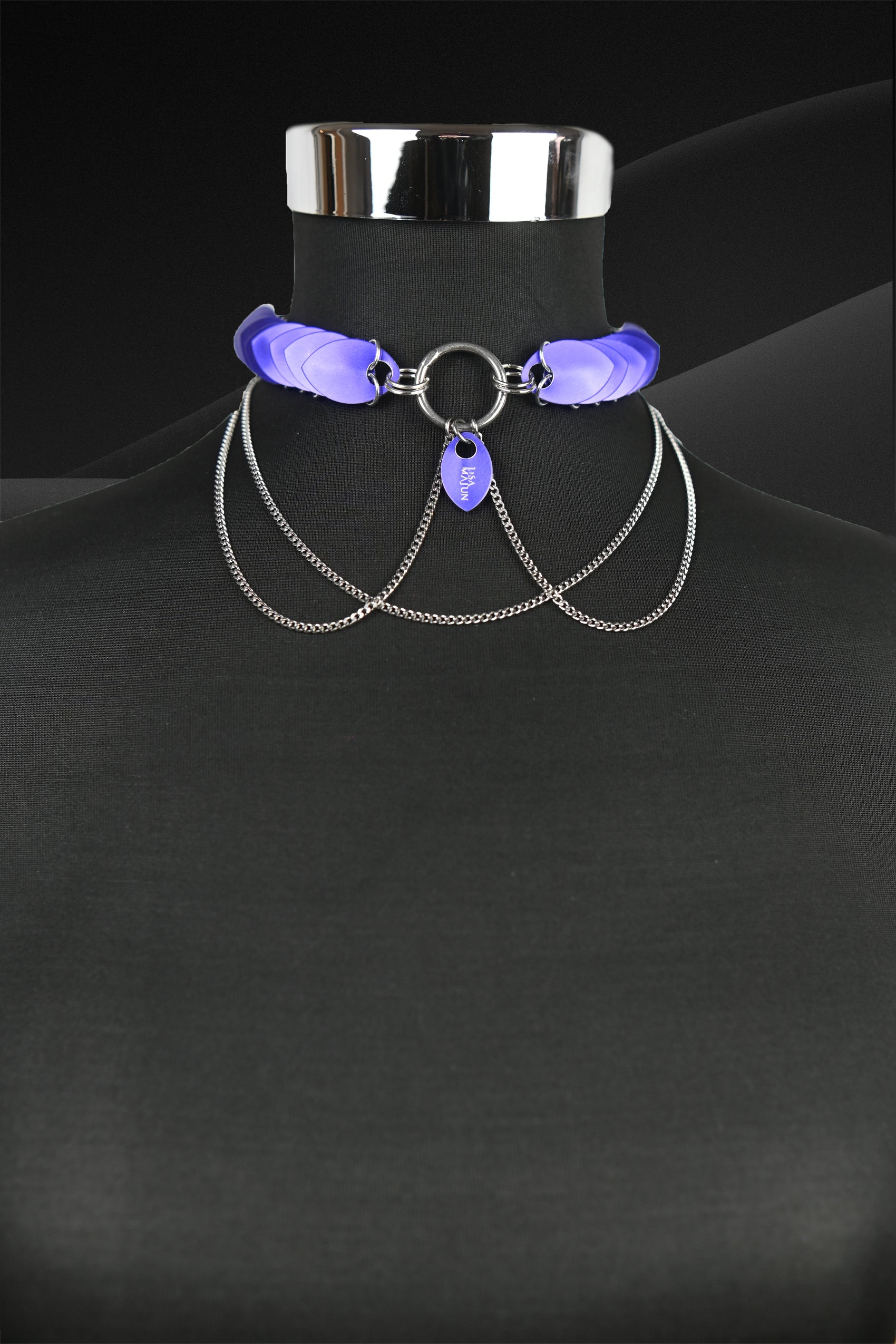 Scale-Chain-Choker | Statement Piece, Shiny & Bold