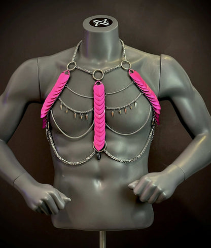 Aphrodite Fire Body Harness XL Scales