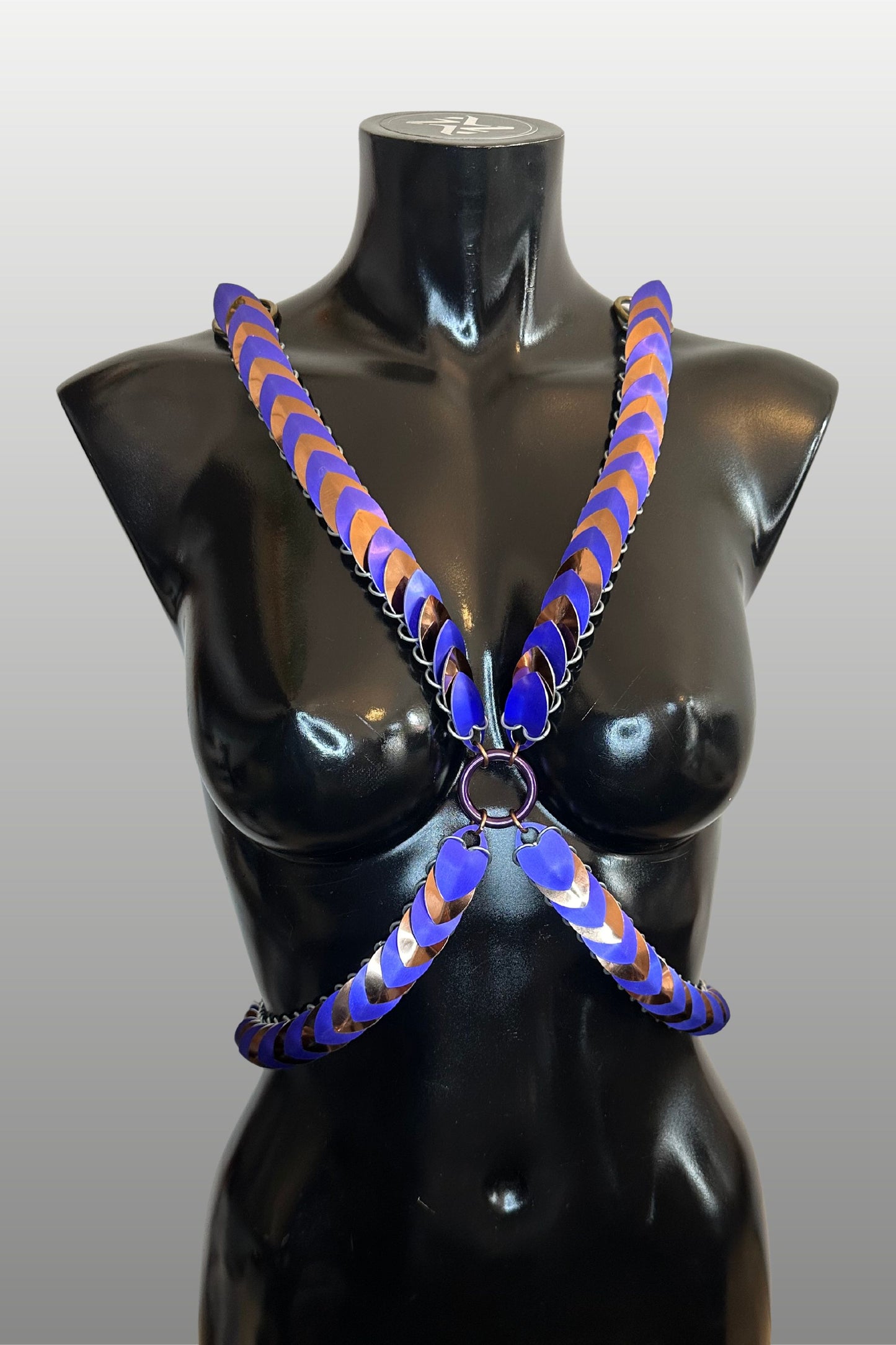 XENIA HARNESS Purple-Bronze