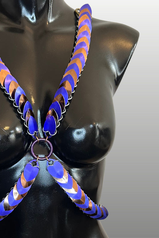 XENIA HARNESS Purple-Bronze