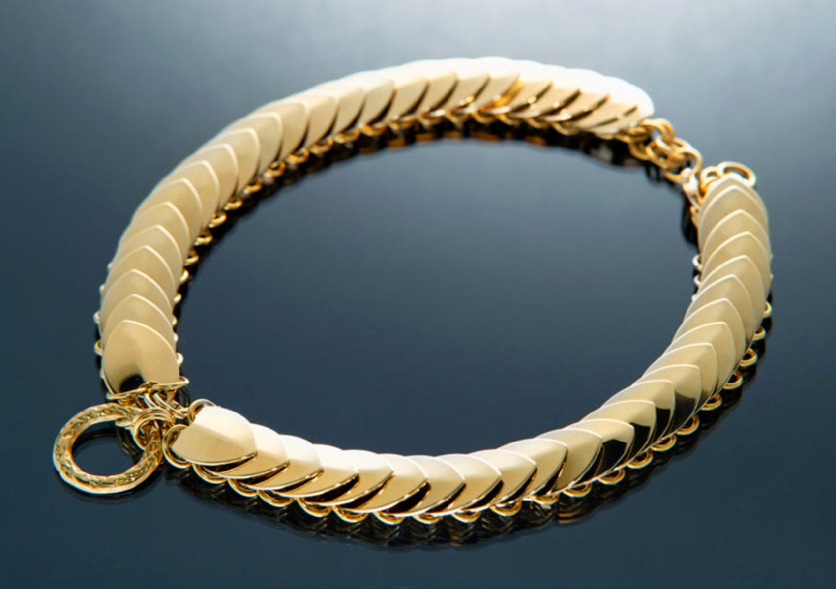 24 Karat vergoldeter Choker