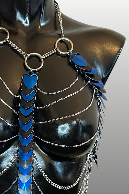 APHRODITE FIRE Harlequin Blue Harness