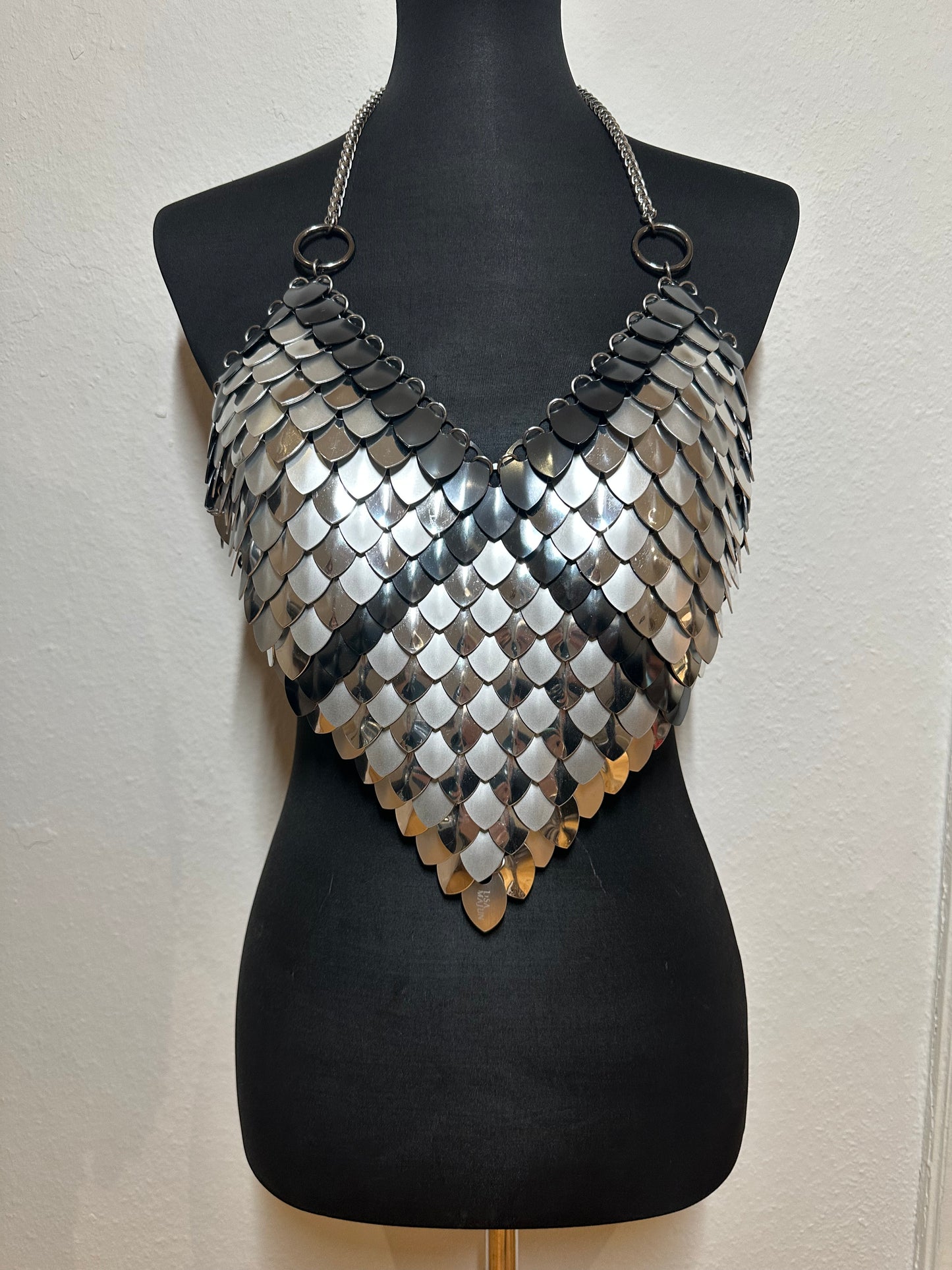 Nova SCALETOP – Aluminum Scale Body Harness | Lightweight, Fireproof Show & Clubwear by LisaMajun