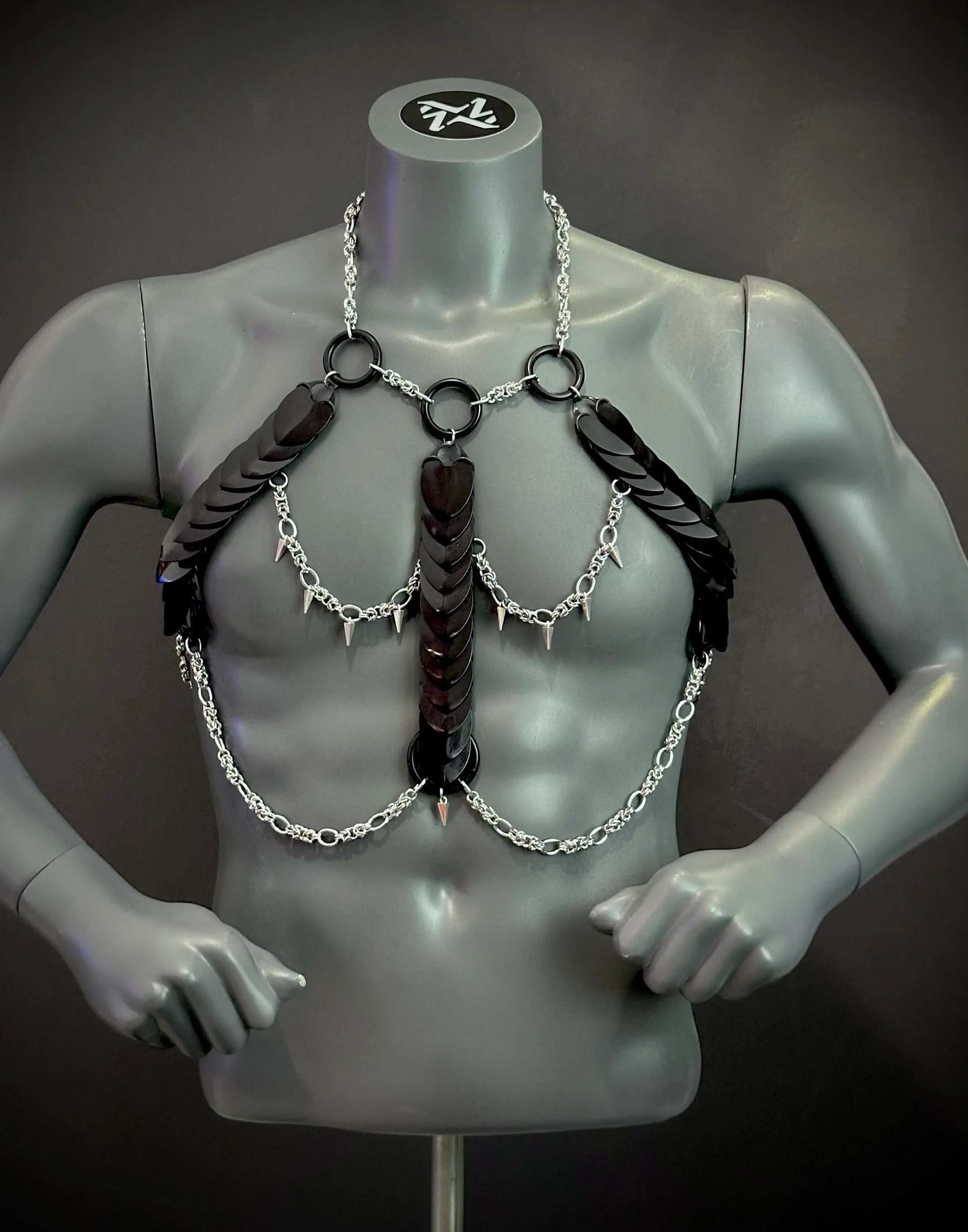 Aphrodite Fire Body Harness XL Scales