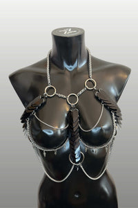 APHRODITE FIRE Black Harness with XL Scales - LisaMajun