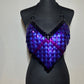 Nova SCALETOP – Aluminum Scale Body Harness | Lightweight, Fireproof Show & Clubwear by LisaMajun