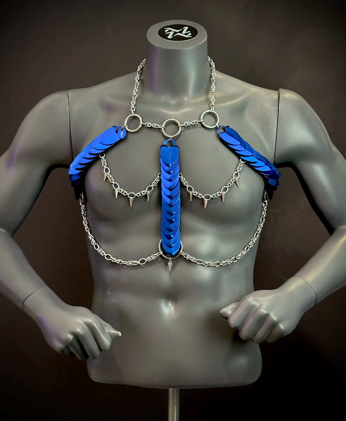 Aphrodite Fire Body Harness XL Scales