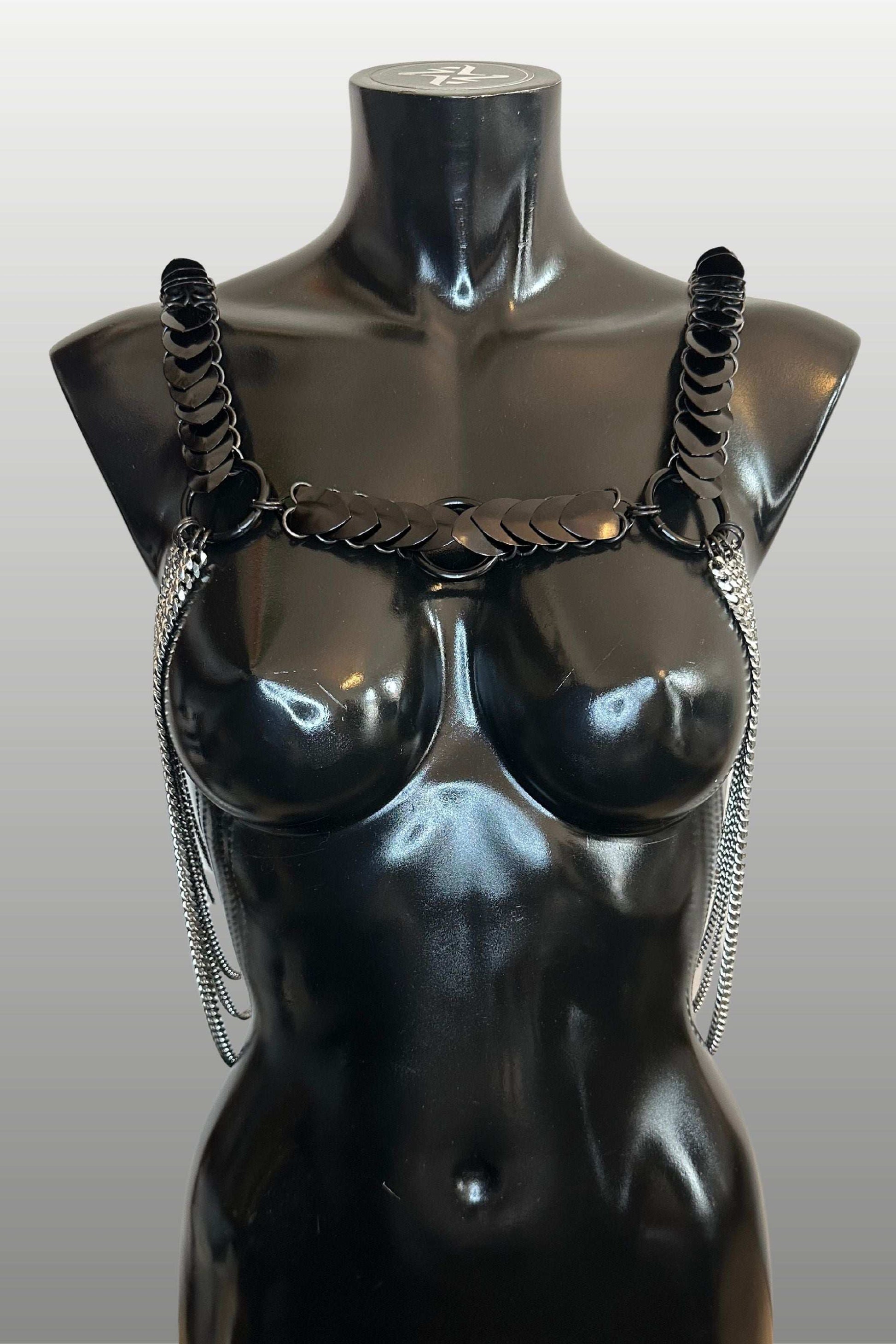 Aphrodite Desire Body Chain Harness | Statement Jewelry, Festival Wear & Sensual Elegance – Available in Multiple Colors