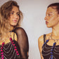 Aphrodite Fire Body Chain Harness | Large Scales, Mixed Colors, Festival Jewelry & Bold Fashion