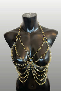 Medusa Chain Top | Statement Body Jewelry, Festival Fashion & Bold Elegance – Available in Multiple Colors