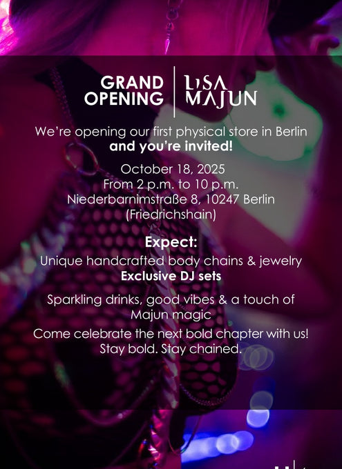 Opening Flyer Shop Lisa Majun