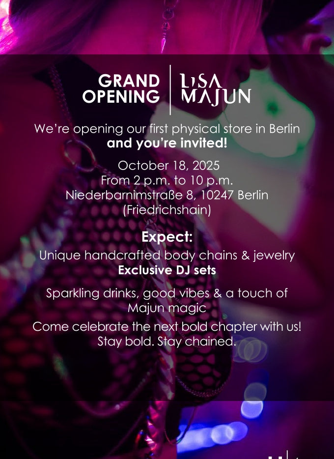 Opening Flyer Shop Lisa Majun