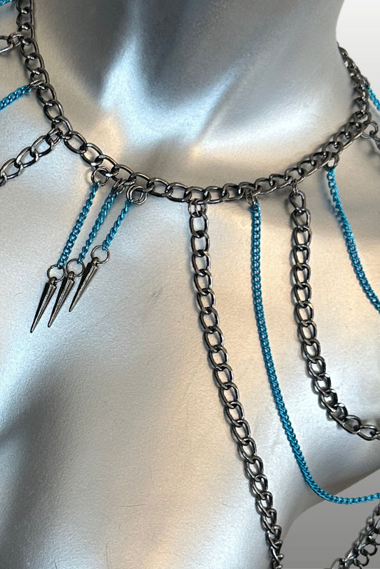 PHOENIX CHAIN Anthracite Blue Aluminum