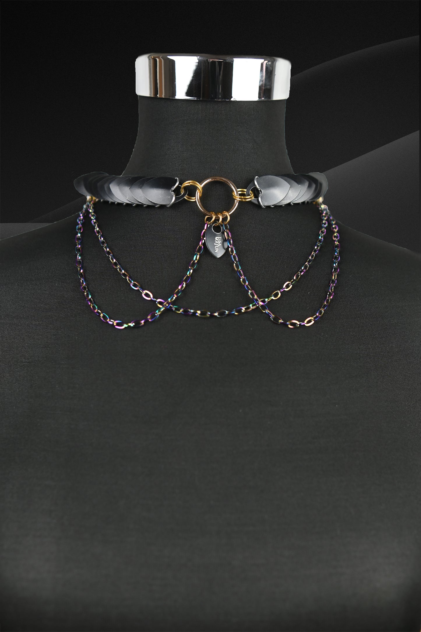 Scale-Chain-Choker | Statement Piece, Shiny & Bold