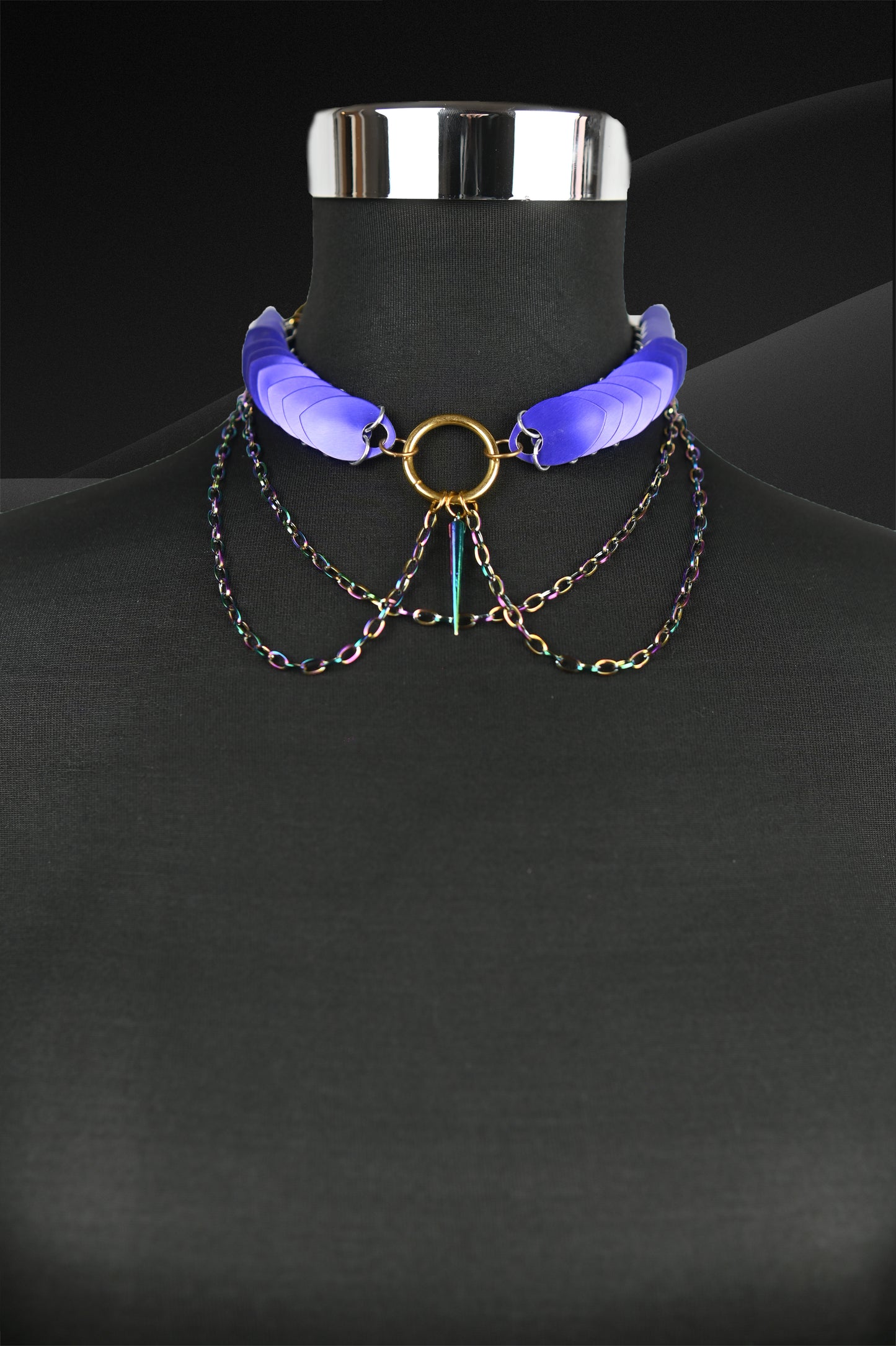 Scale-Chain-Choker | Statement Piece, Shiny & Bold