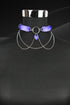 Scale-Chain-Choker-Purple
