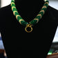 Scale-Choker gold green matt