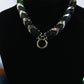 Scale-choker silver black