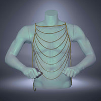 Thor Body Chain Harness | Statement Jewelry, Festival Wear & Edgy Fashion in Multiple Colors