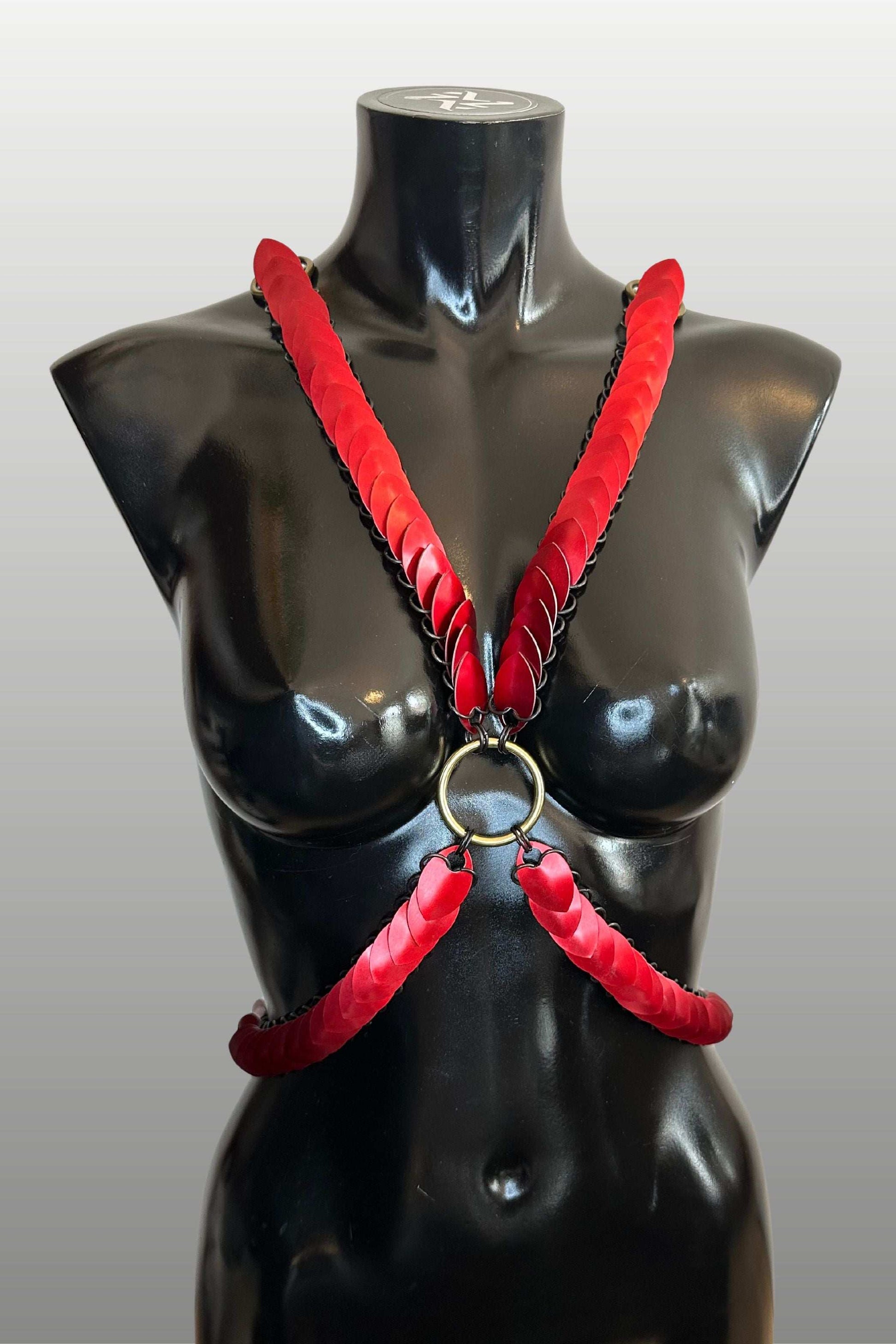 Xenia Body Chain Harness | Statement Jewelry, Festival Wear & Bold Fashion – Available in Multiple Colors